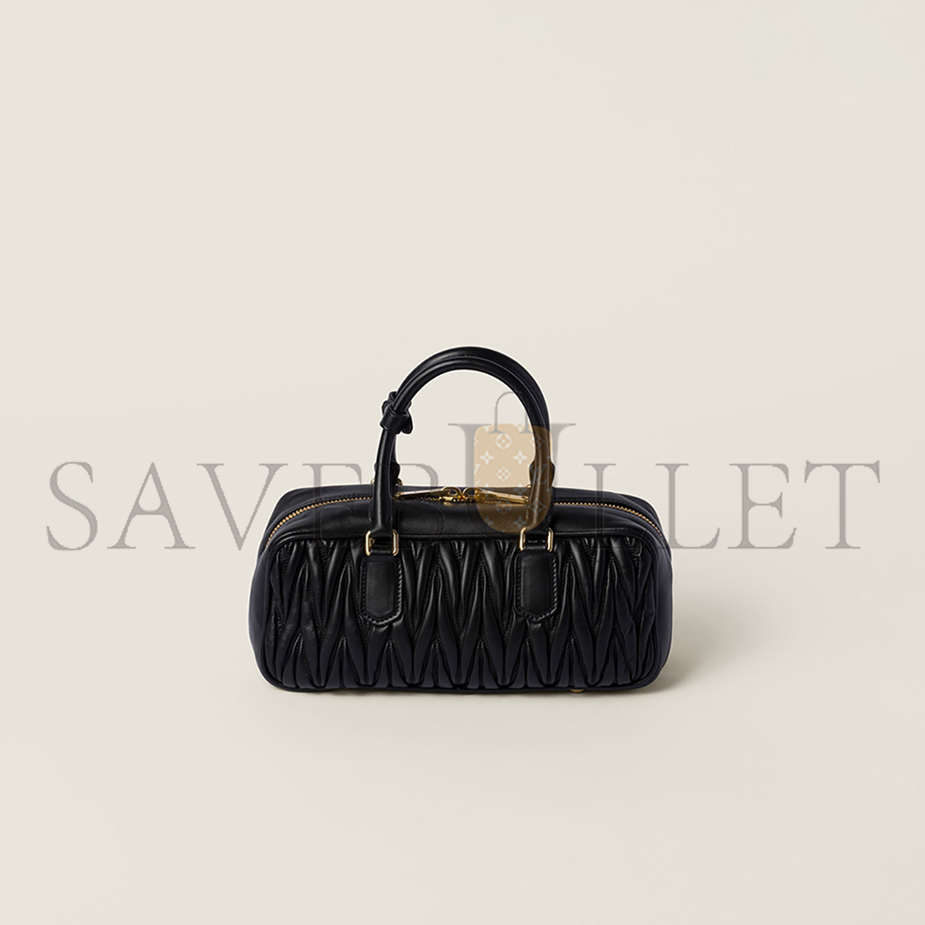 MIU MIU ARCADIE MATELASSÉ NAPPA LEATHER BAG 5BB148 (27*12*9cm) MIU MIU ARCADIE MATELASSÉ NAPPA LEATHER BAG 5BB148 (27*12*9cm)
